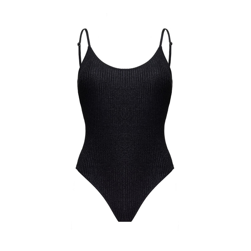 Planet Lurex Black One-Piece Bikini - Le Blu