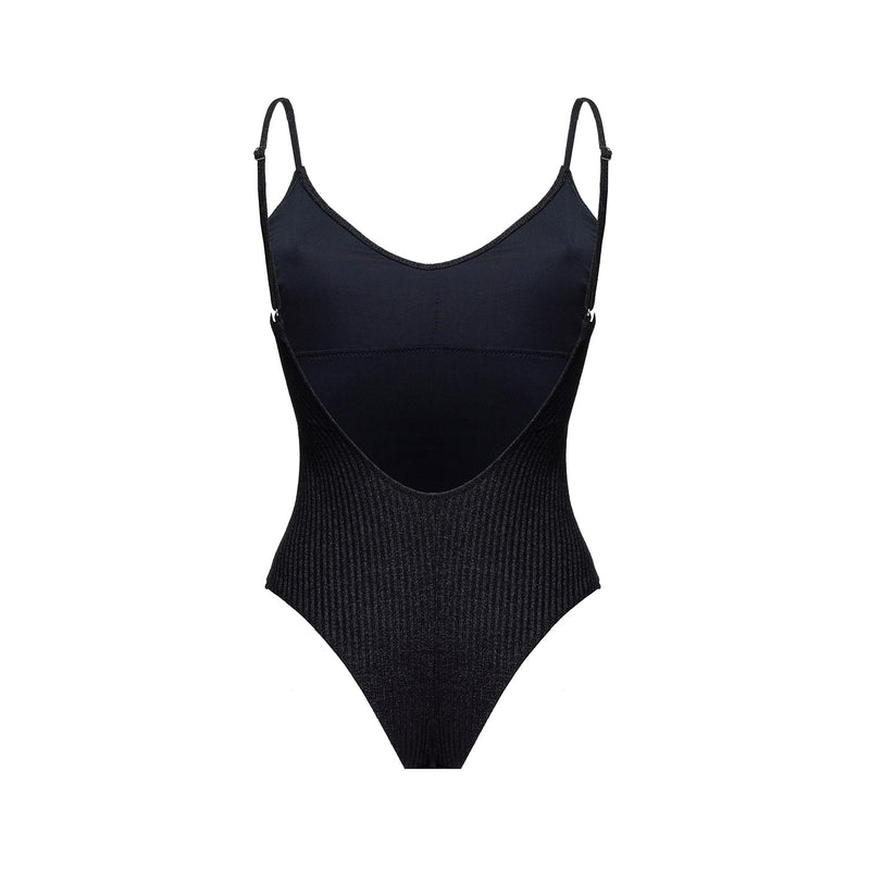 Planet Lurex Black One-Piece Bikini - Le Blu