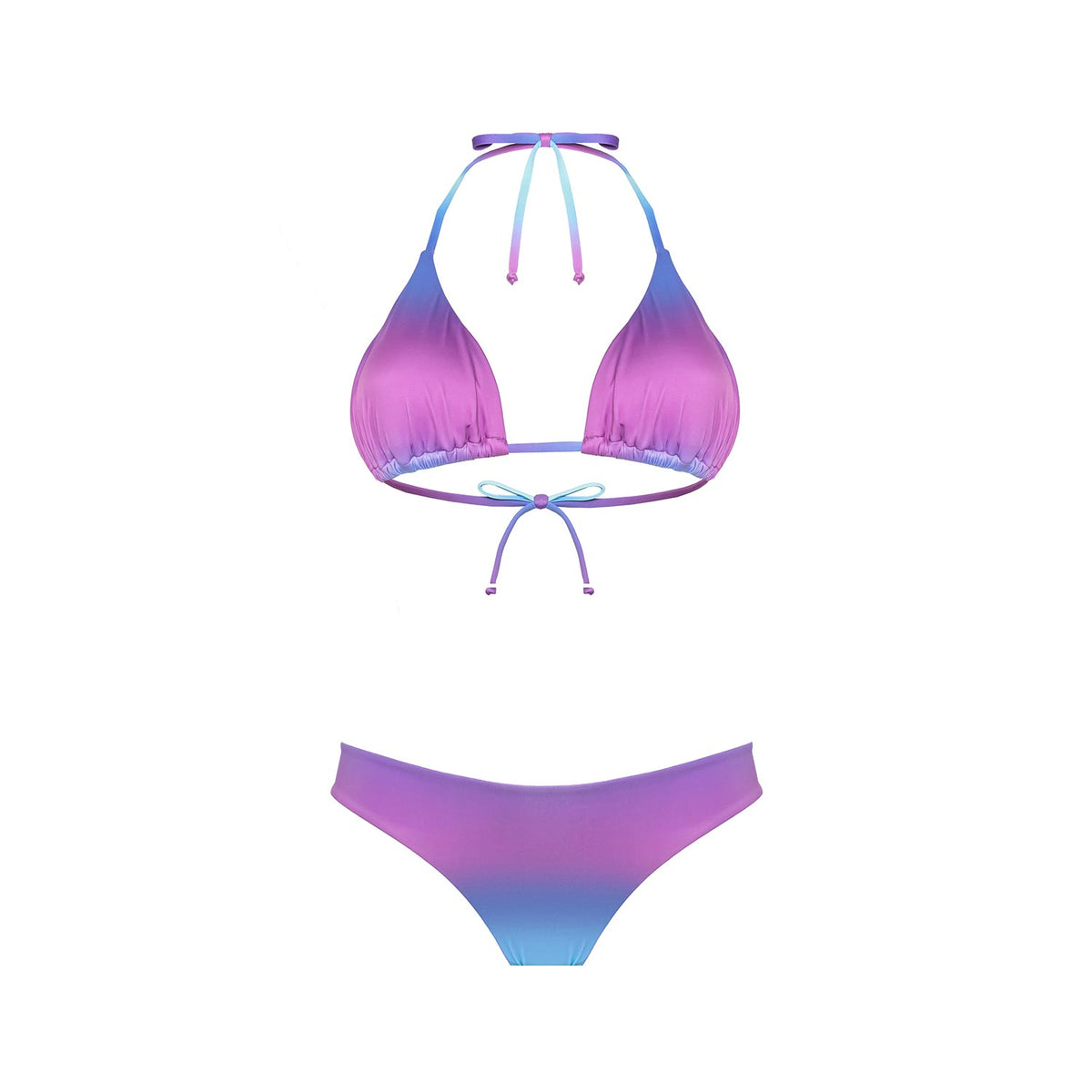 Bikini Triangolo + Slip Brasiliano Malibù - Le Blu - Le Blu