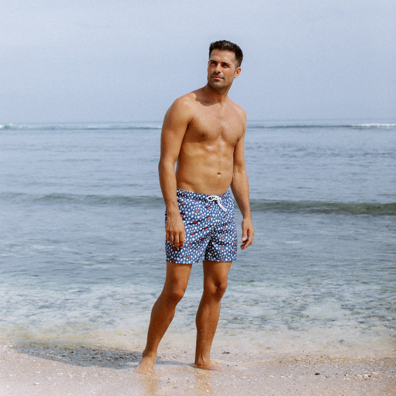 Costume Mare Uomo Boxer Tanzania - Le Blu