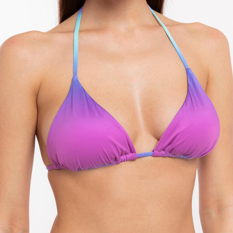 Bikini Triangolo + Slip Brasiliano Malibù - Le Blu