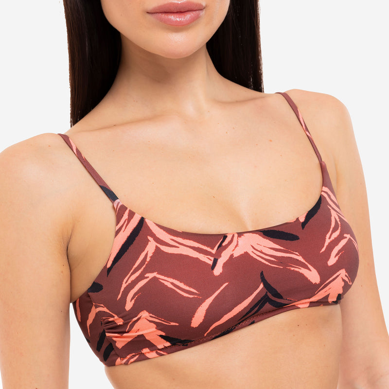 Bikini Bralette + Slip Fiocchi Mocha Animalier - Le Blu
