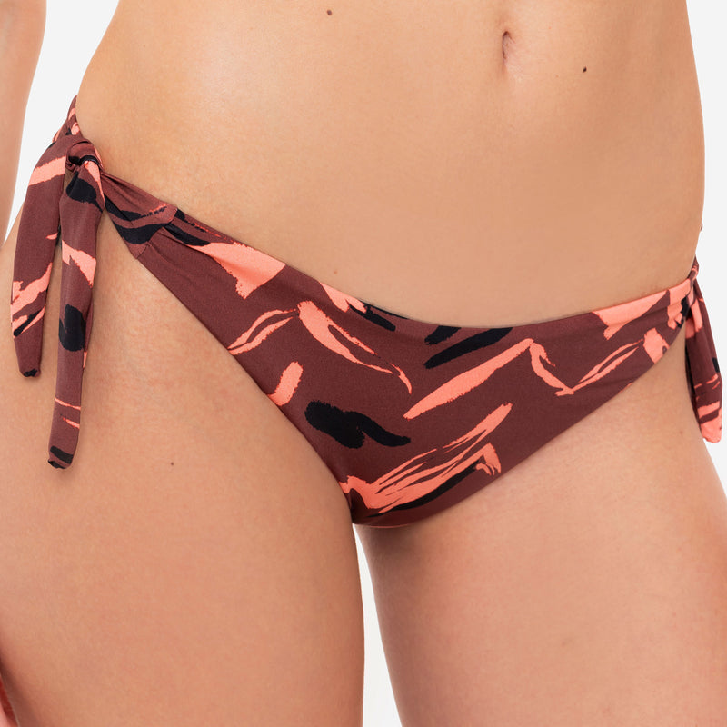 Bikini Bralette + Slip Fiocchi Mocha Animalier - Le Blu