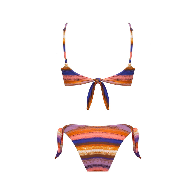 Bikini Bralette + Slip Fiocchi Sunrise - Le Blu