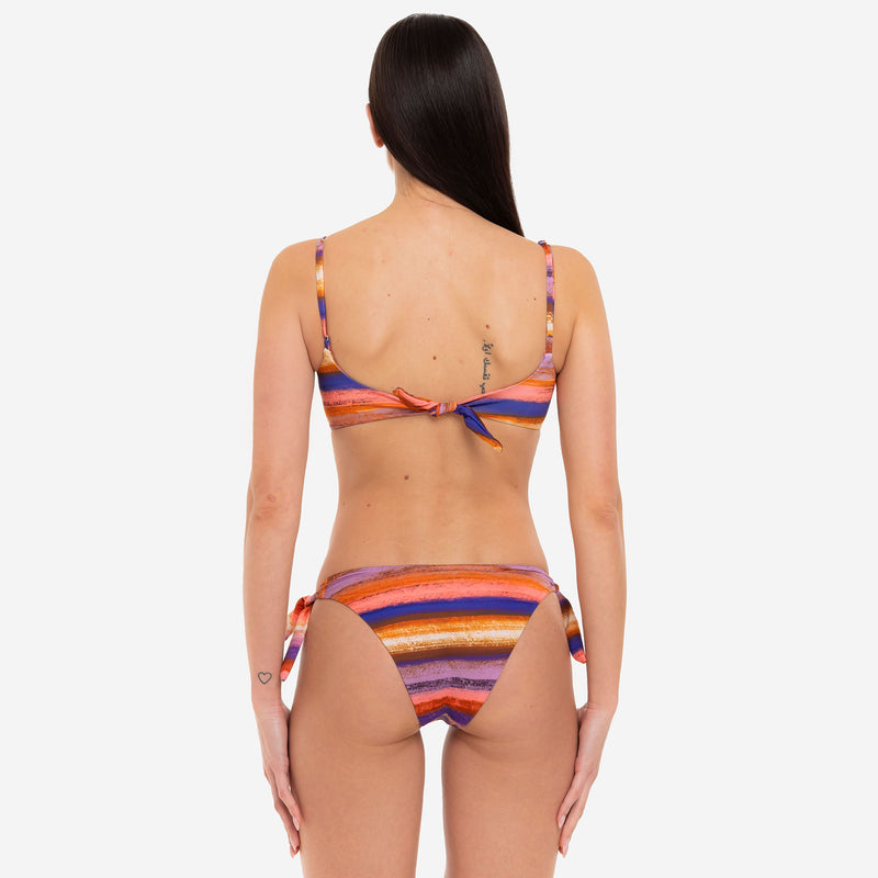 Bikini Bralette + Slip Fiocchi Sunrise - Le Blu
