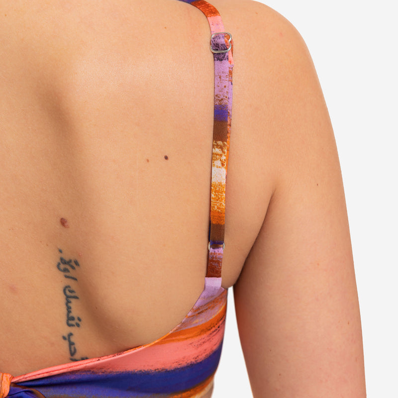 Bikini Bralette + Slip Fiocchi Sunrise - Le Blu