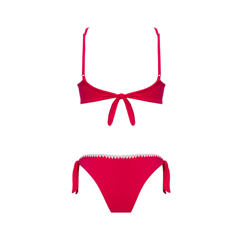 Bikini Bralette + Slip Fiocchi Bloom - Le Blu