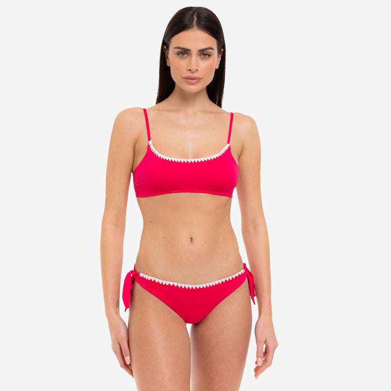 Bikini Bralette + Slip Fiocchi Bloom - Le Blu