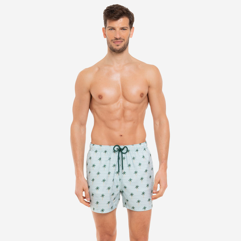 Costume Mare Uomo Palme - Le Blu