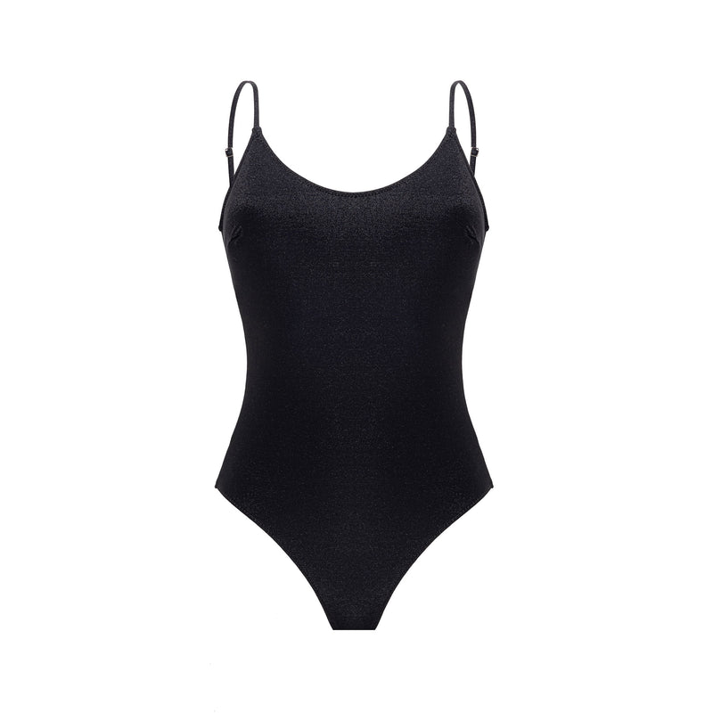 Olimpionico Shiny Black One-Piece Bikini - Le Blu
