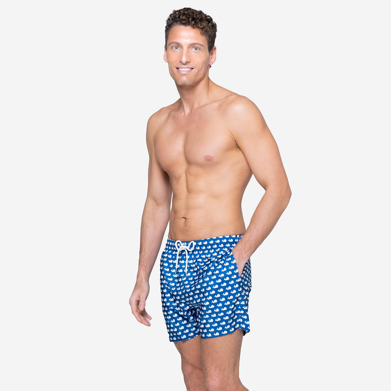 Costume Mare Uomo Whales - Le Blu
