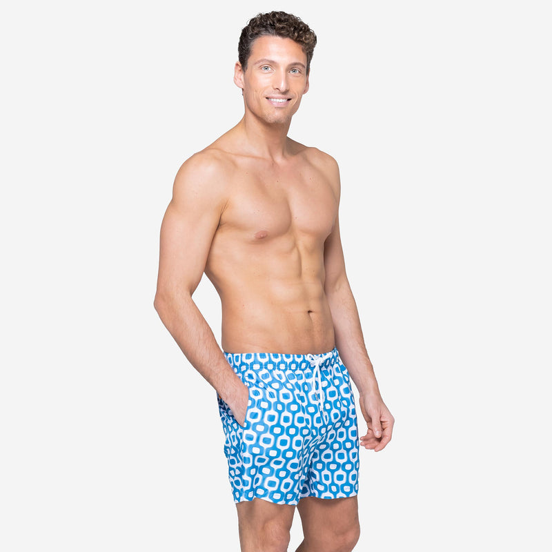 Costume Mare Uomo Optical Blu - Le Blu