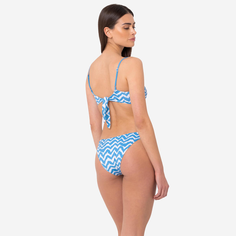 Bikini Brassiere + Slip Fiocchi Long Waves - Le Blu