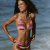 Bikini Triangolo + Slip Brasiliano Sunrise - Le Blu