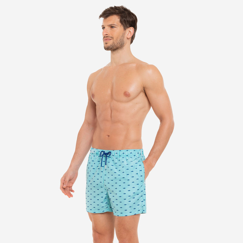 Sharks Men's Swim Shorts - Le Blu