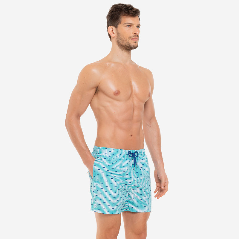 Sharks Men's Swim Shorts - Le Blu