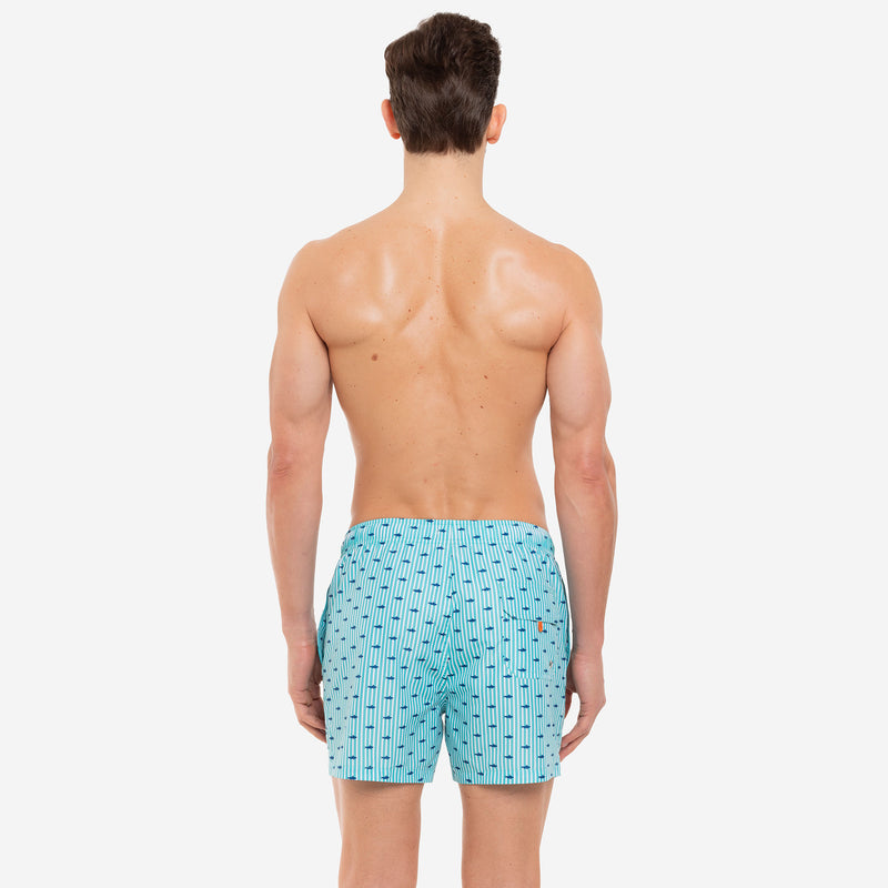 Sharks Men's Swim Shorts - Le Blu