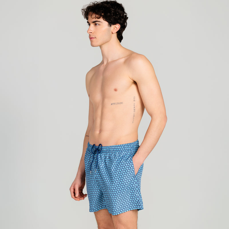 Costume Mare Uomo Micro Cravatta - Le Blu