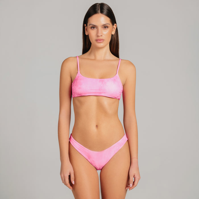 Bikini Donna Bralette + Slip a V brasiliano - Le Blu