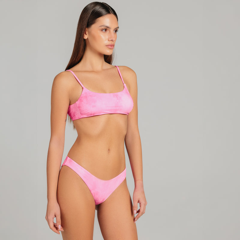 Bikini Donna Bralette + Slip a V brasiliano - Le Blu