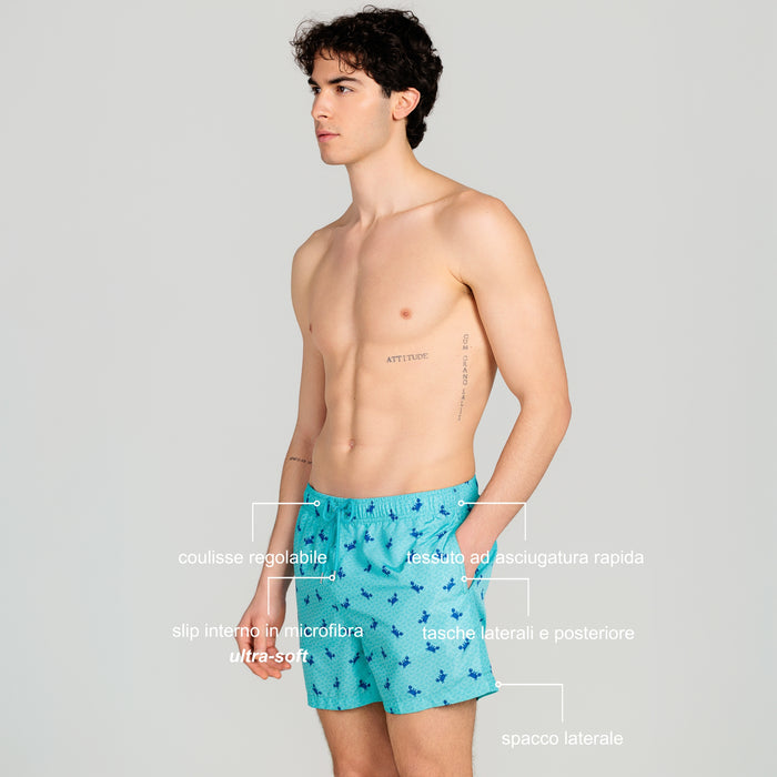 Costume Mare Uomo Granchio - Le Blu