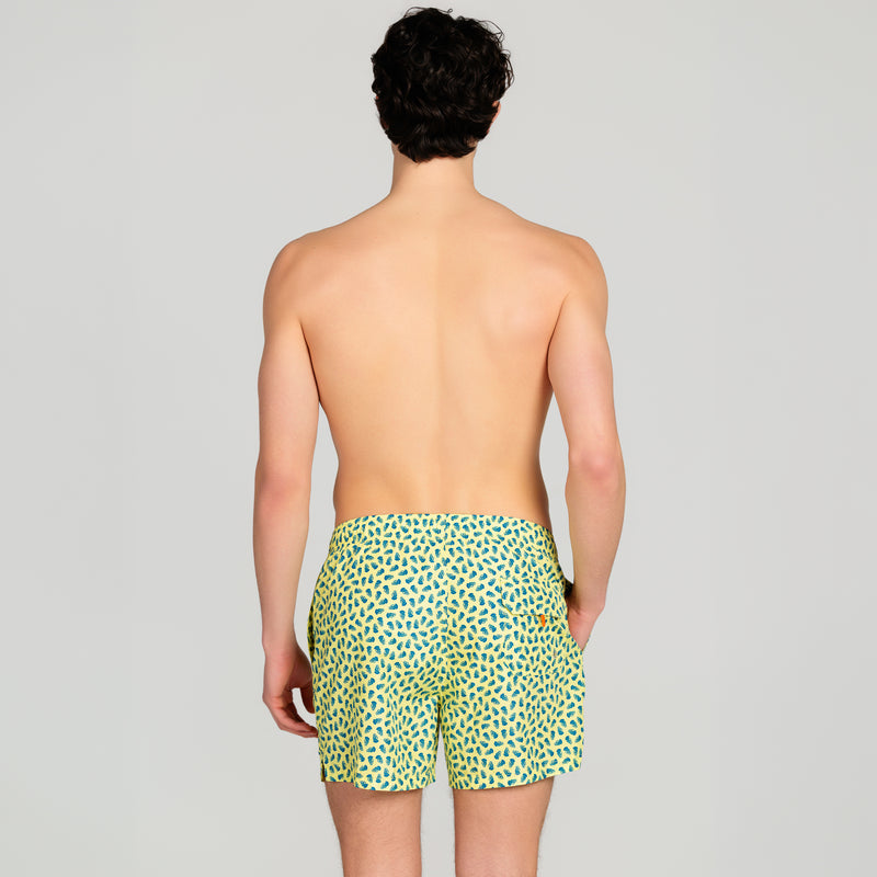 Costume Mare Uomo Meduse Giallo - Le Blu