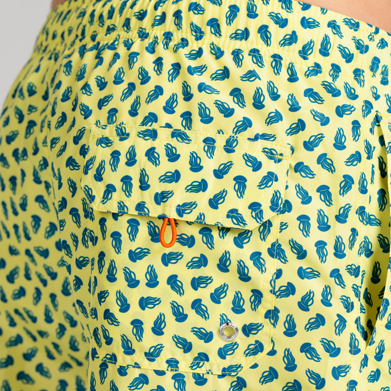 Costume Mare Uomo Meduse Giallo - Le Blu