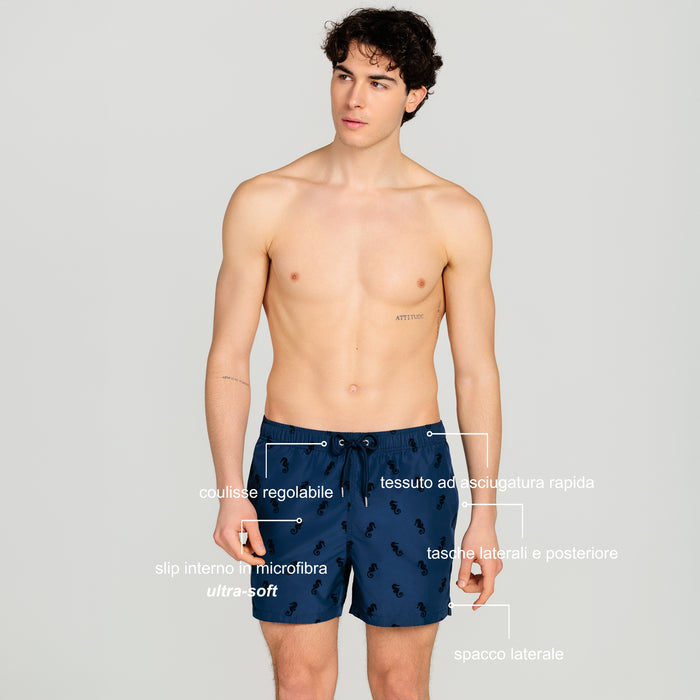 Costume Mare Uomo Cavalluccio Marino - Le Blu
