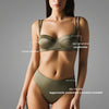 Women's Shine Balconette Top + High-Waisted Slip - Le Blu 