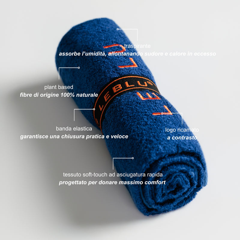 Bamboo and Cotton Terry Towel 60x80cm - Le Blu