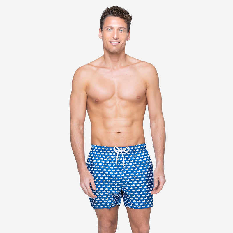 Costume Mare Uomo Whales - Le Blu