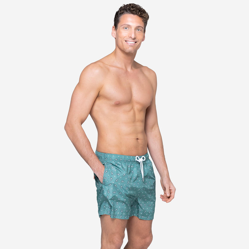 Green Drop Men's Swimsuit - Le Blu