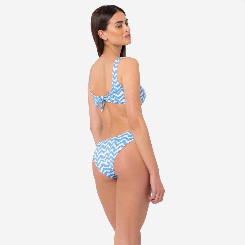 Long Waves Bodice Bikini - Le Blu